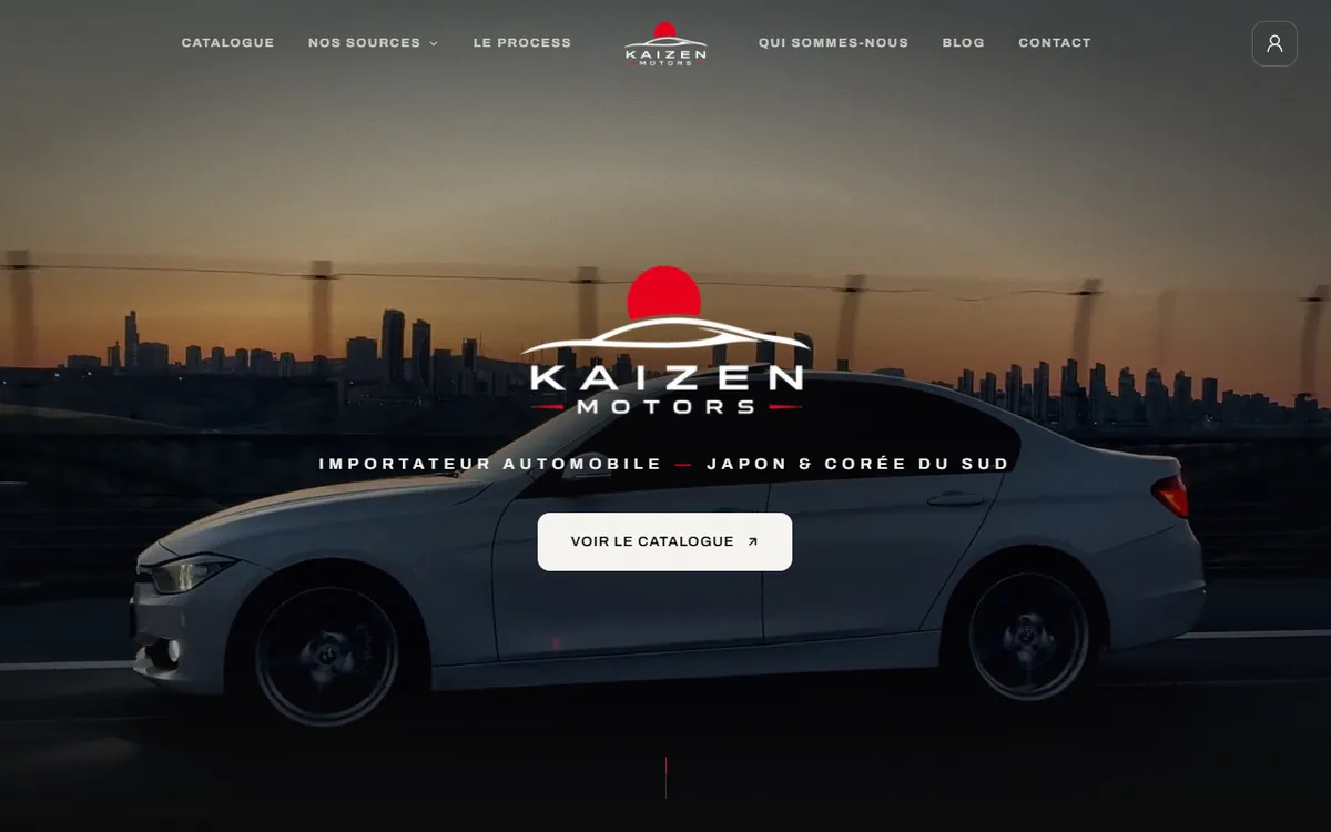 Kaizen Motors – Sito + Strumento su misura par SDR Web, agence web Montpellier